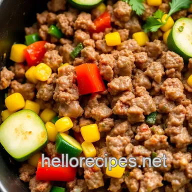 Quick & Flavorful Skillet Ground Beef: My Family's Favorite Weeknight Recipe Recipe Card