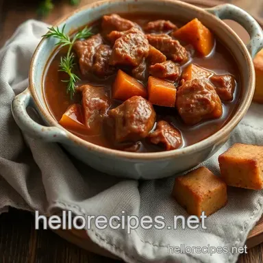 My Grandmother's Slow-Cooked Beef Stew with Rich Flavor: 5 Easy Secrets Recipe Card
