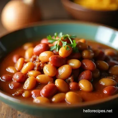 Slow Cooker Calico Beans The Ultimate Comfort Food Recipe Recipe Card