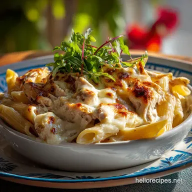 Slow Cooker Cheesy Chicken Penne One-Pot Creamy