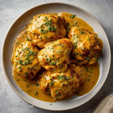 Slow Cooker Chicken and Gravy: Silky