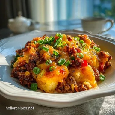 Slow Cooker Cowboy Casserole: Velvety Recipe Card