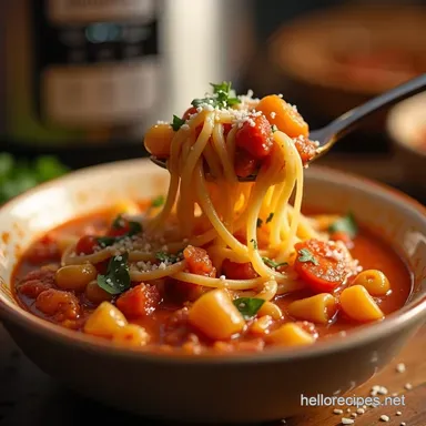 Crockpot Pasta Fagioli Soup Easy Peasy Comfort Recipe Card