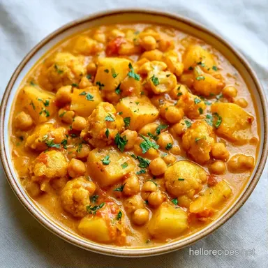 Slow Cooker Vegetable Curry with Coconut Recipe Card