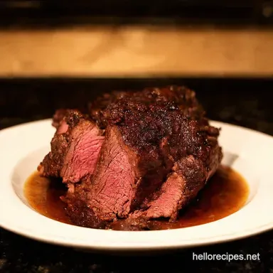 SlowCooked Balsamic Brisket FallApart Perfection Recipe Card