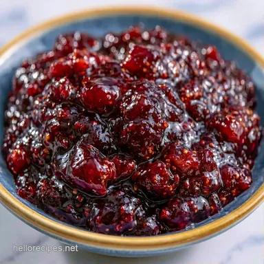Fig Jam with Honey Recipe Card