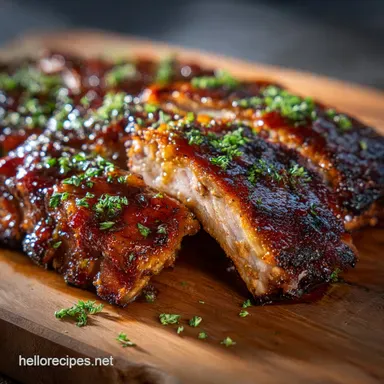 Smoked Ribs: Fall Off The Bone Perfection (3-Stage Method) Recipe Card