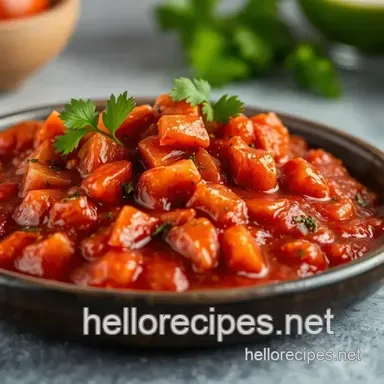 Smoky Salsa Roja: Authentic Mexican Flavour! Recipe Card