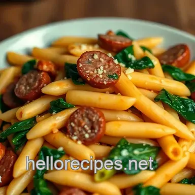 Ultimate Smoky Sausage Pasta: 10 Deliciously Easy Weeknight Dinners! Recipe Card