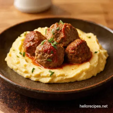 Authentic Swedish Meatballs with Creamy Sm&ouml;rg&aring;sbord Smash Recipe Card