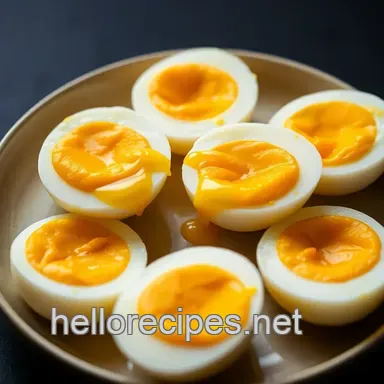 Soft Boiled Eggs: My Foolproof, Gooey Yolk Method! Recipe Card