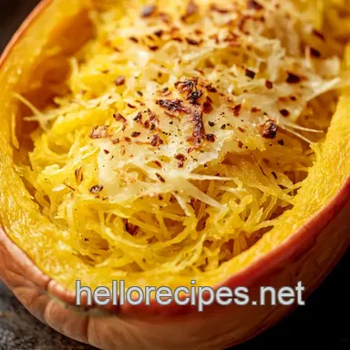 How to Cook Spaghetti Squash: Simple Roasted Perfection! Recipe Card