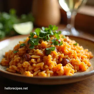 Delicious Mexican Rice Recipe Speedy Gonzales Style Recipe Card