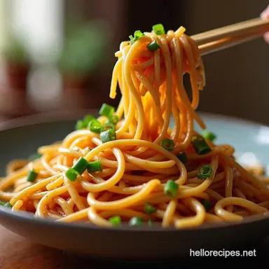 The Speedy Shanghai Slurp BetterThanTakeout Lo Mein Recipe Card