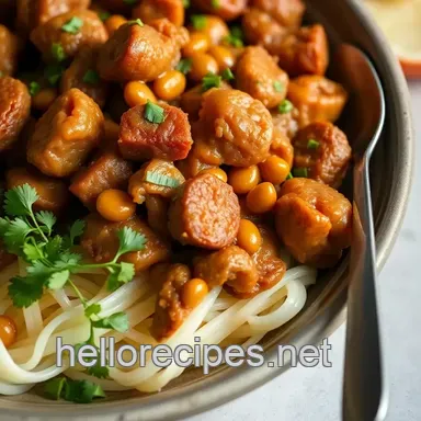 Speedy Sausage Mash: quick easy dinner ideas, ready in 40! Recipe Card