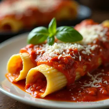 Quick Easy Manicotti for a FussFree Dinner Recipe Card