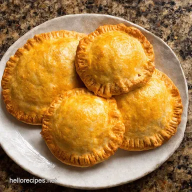 Spiced Sweet Potato Vegan Savory Appetizers Hand Pies Recipe Card