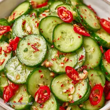 Spicy Dill Pickles in 20 Minutes Recipe Card