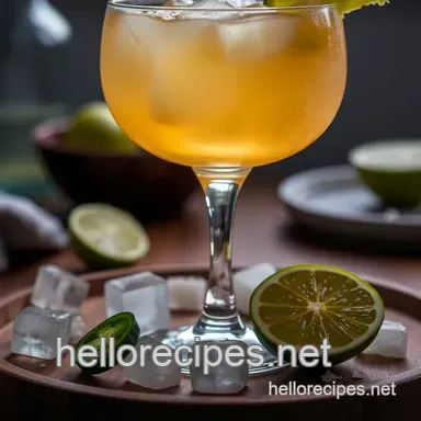 Easy Spicy Jalapeño Margarita Recipe: A Zesty Twist on a Classic Recipe Card