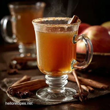 Spiked Caramel Apple Cider Tea: The Ultimate Fireside Tipple Recipe Card