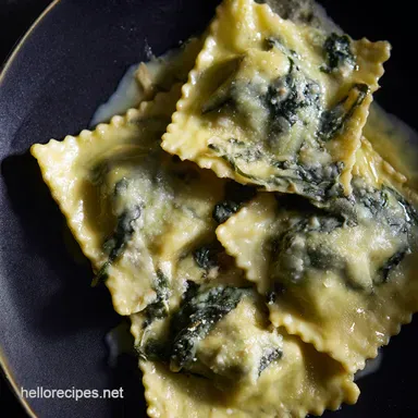 Spinach Ricotta Ravioli My Brown Butter Sage Dream Recipe Card