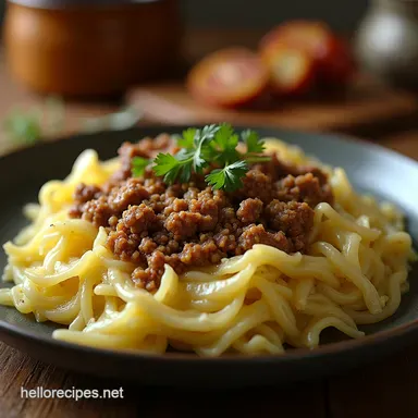 Quick Hearty Spitzkohl mit Hackfleisch Recipe Weeknight Supper Recipe Card