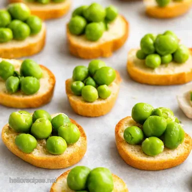 Vegan Easter Appetizers Spring Pea Crostini Youll Love Recipe Card