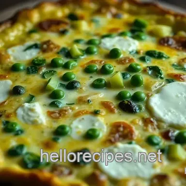 Easy Frittata Recipe: Spring Veggie & Goat Cheese Sunshine! Recipe Card