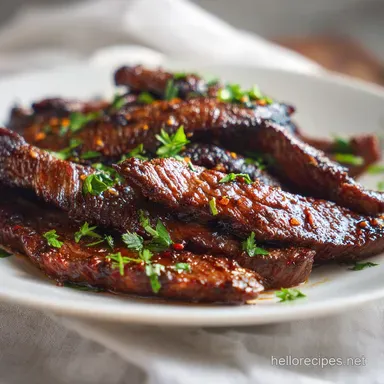 Steak Fajitas for 4 Servings: Tender Recipe Card