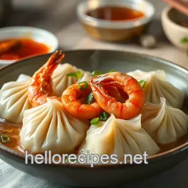 Delicious Steam Chicken Dumplings with Prawns in 45 Min: My Grandma&#039 s Secret Recipe!