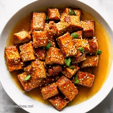 Sticky Ginger Sesame Tempeh A Cracking Good Dish