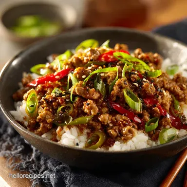 Speedy Sticky Teriyaki Ground Turkey Bowl Ready in 35 Mins Recipe Card