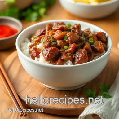 Delicious Stir-Fry Beef Flavorful Rice Bowl: My Favorite Weekend Meal Recipe Card