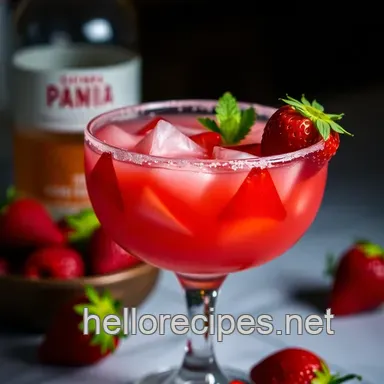 Refreshing Strawberry Margarita: My Easy and Delicious Recipe Recipe Card