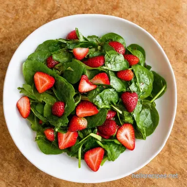 Strawberry Spinach Salad Recipe My GoTo Summer Salad Recipe Card