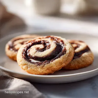 Sugar Swirl Cookies for 24 Servings, Golden Recipe Card