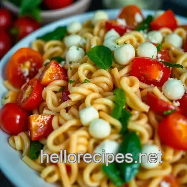 Summer Garden Pasta Salad Recipe: A Vibrant Twist for Your Table Recipe Card
