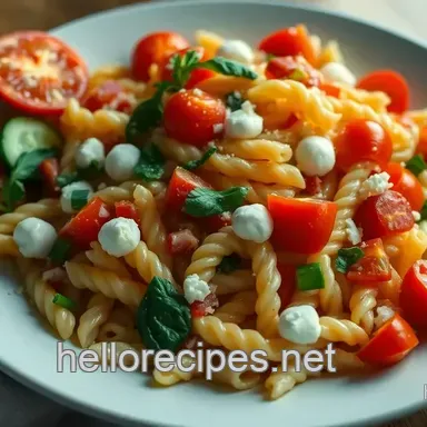 Summer Garden Pasta Salad Recipe: A Vibrant Twist for Your Table