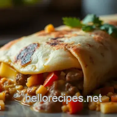 Easy Sunrise Breakfast Burrito: A Family Favorite to Fuel Your Day Recipe Card