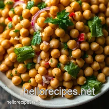 Sunshine Chickpea Salad Recipe: Your New Lunchtime BFF Recipe Card