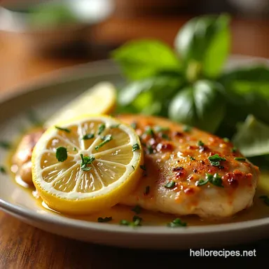 Easy Lemon Chicken with Pan Sauce in Under 40 Mins Recipe Card