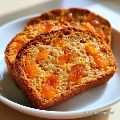 Sweet Dried Apricot Bread in 70 Minutes Recipe Card