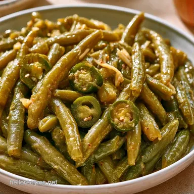 Sweet Pickled Green Beans in 15 Minutes Recipe Card