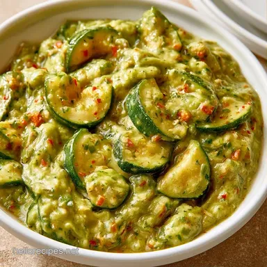 Sweet Zucchini Relish for Canning Recipe Card