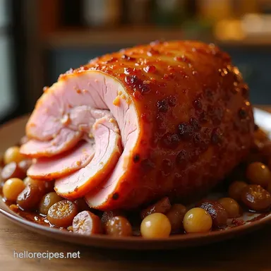 The Showstopper Honey Baked Ham Recipe with Crackling Glaze Recipe Card