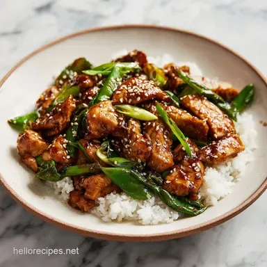 Teriyaki Chicken Stir Fry Recipe in 20 Minutes Recipe Card