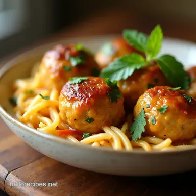 Thai Chicken Meatballs in Coconut Weeknight Curry Winner Recipe Card