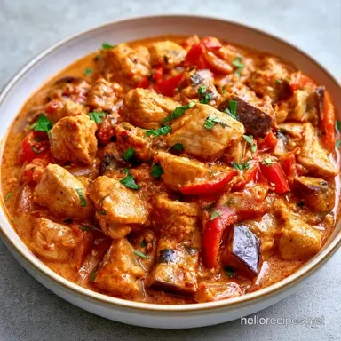 Thai Eggplant Curry with Coconut Milk Recipe Card