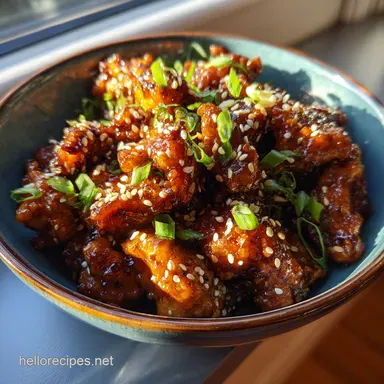Quick Delicious Sesame Chicken My 30Minute Sticky Glaze Recipe Recipe Card