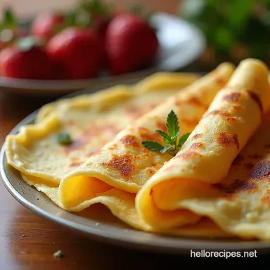 The BEST French Cr&ecirc;pes Easy Recipe for PaperThin Perfection Recipe Card